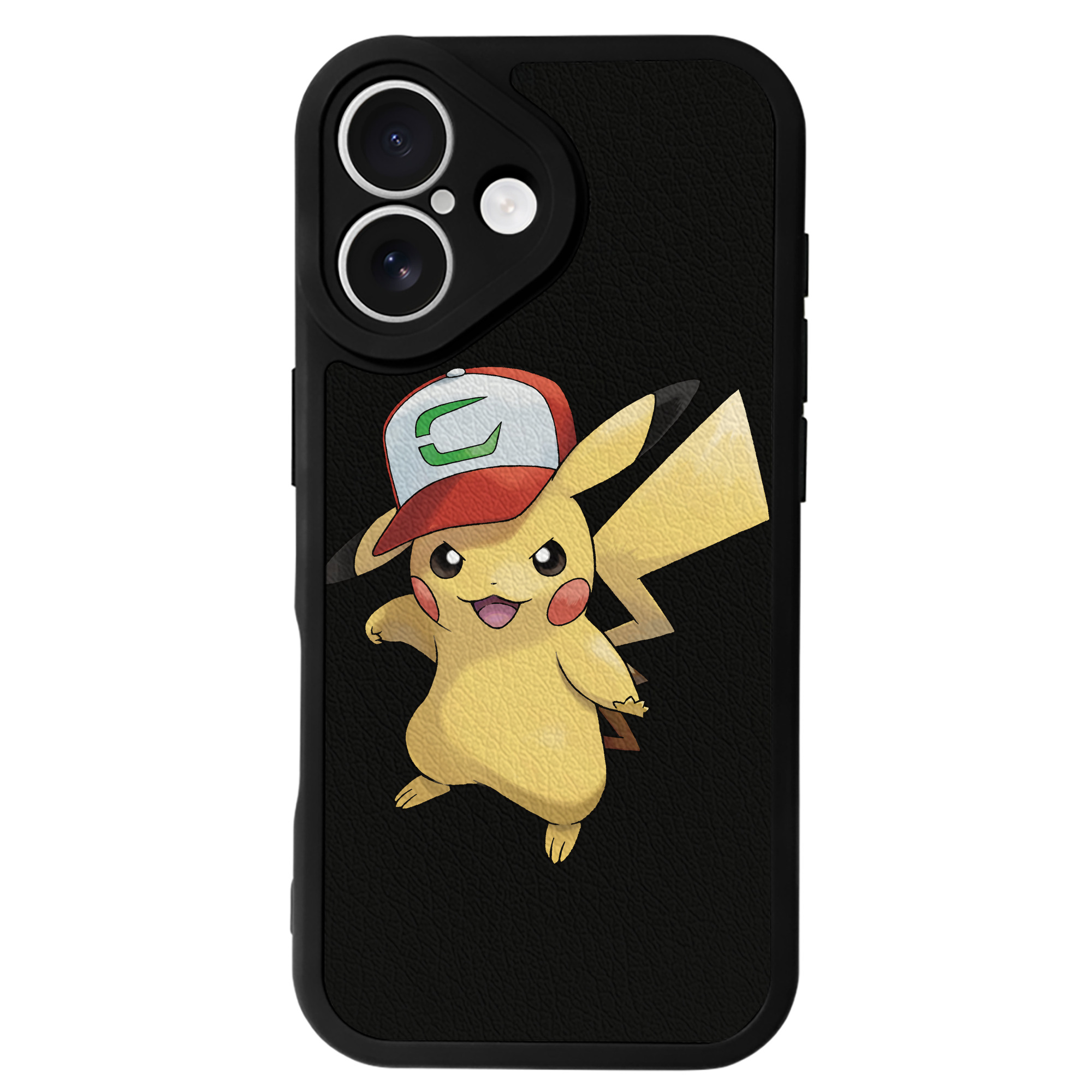 （画像用） ポケットモンスター Pokémon 【iPhone 16シリーズ対応】シリコンスマホケース（レザー調） 材質：シリコン